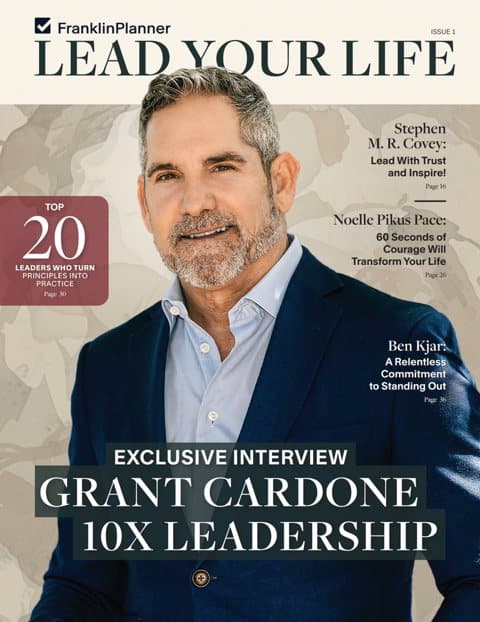 Lead Your Life magazine, April 2026 issue cover featuring Grant Cardone